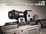 點一下即可放大預覽 -- [黑色]-LEONTAC LXPS3 556 内红點+G43 3倍鏡套組（附防震盒）瞄具 瞄準鏡~LXPS31