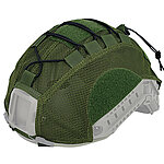 點一下即可放大預覽 -- [OD綠~M號]-FMA 戰術頭盔偽裝盔罩 FAST系列用 彈力繩網格 魔術貼盔布~TB1310