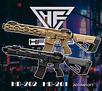 點一下即可放大預覽 -- [沙色]-HFC HB-201運動版電動槍 短版 AEG電槍、室內場CQB，新手入門推薦~HB-201