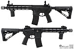 點一下即可放大預覽 -- LT Gen3 SPC M4電動槍，10吋 M-Lok護木、Delta後拖，AEG電槍~Lancer Tactical~LT-32-V10