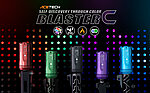 點一下即可放大預覽 -- [黑色]-ACETECH Blaster C 發光器 抑制器 模仿槍口火焰 滅音管、消音管 夜戰 BB彈、綠色夜光彈、水彈~PAT0620