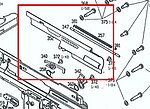 點一下即可放大預覽 -- KWA／KSC VM4 槍機飾片（零件編號#352）AEG電動槍零件