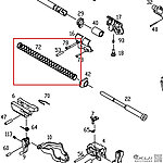 點一下即可放大預覽 -- KJ CZ Shadow 2 覆進簧（零件編號#72）GBB瓦斯槍零件