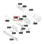 點一下即可放大預覽 -- VFC M17／M18 外管緩衝簧（零件編號#02-7）SIG Sauer P320 GBB瓦斯槍零件