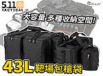 點一下即可放大預覽 -- [黑色]-5.11 三合一靶場包43L 行李袋、槍袋、戰術裝備袋，美國正品 Range Ready™~59049