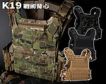 點一下即可放大預覽 -- [黑色]-K19通用戰術背心，molle系統、快拆系統、加厚肩帶、透氣內墊，生存遊戲防彈背心戰術裝備~KUI973