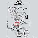 點一下即可放大預覽 -- KWA / KSC EVE-9 槍機後定卡榫（零件編號#1651-0103）AEG電動槍零件