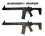 點一下即可放大預覽 -- [梅杜莎V2~黑色]-POSEIDON 海神 復仇者 Aegr Sniper電動槍，Avenger+，電子版，M4電槍~Aegrs1