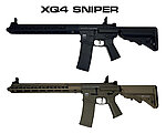 點一下即可放大預覽 -- [梅杜莎V2~黑色]-POSEIDON 海神 XQ4 Sniper電動槍，電子版，AEG M4電槍~Xq4s1