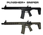 點一下即可放大預覽 -- [Aether V2 ETU~黑色]-POSEIDON 海神 懲罰者 Aegr Sniper電動槍，Punisher+，電子版，M4電槍~Aegrs2