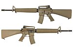 點一下即可放大預覽 -- [沙色]-WE M16A3 V3 瓦斯槍，GBB步槍、長槍、開膛版（仿真可動槍機、後座力、無彈後定）M003