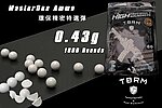 點一下即可放大預覽 -- [0.43g]-台灣製 TBRM MasterOne 環保彈 高精度研磨 BB彈 AEG GBB