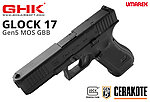 點一下即可放大預覽 -- 預購！GHK G17 Gen5 MOS版 瓦斯槍，鋁滑套瞄具版，UMAREX 授權刻字 Glock GBB，Cerakote烤漆
