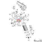 點一下即可放大預覽 -- KWA／KSC M4電槍身插銷螺絲（零件編號#138）AEG電槍零件