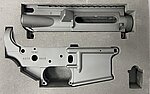 點一下即可放大預覽 -- GHK M4 V3 槍身組，上下槍身，Cerakote處理（零件編號#M4V3-KIT-04）GBB瓦斯槍零件