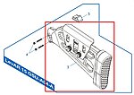 點一下即可放大預覽 -- G&G 怪怪 LevAR系列 槍托（零件編號#GSU-A04-A-3）