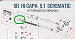 點一下即可放大預覽 -- SRC HI-CAPA 5.1 覆進簧套筒 零件編號#3