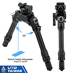 點一下即可放大預覽 -- 真品 UTG 軍規PRO TBNR 腳架 7-9吋 M1913魚骨 導軌用 3段可調 美國製造 TLUBP02-A