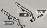 點一下即可放大預覽 -- Y&P MK23  Y&P MK23 扳機連桿組  SC-27+SC-30+SC-31