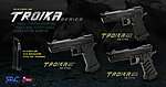 點一下即可放大預覽 -- SRC TROIKA金屬手槍 Hi-Capa 快卸式彈匣，Gas／Co2雙動力系統（附槍箱）