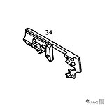 點一下即可放大預覽 -- KJ M9／M9A1 瓦斯槍 內槍身（右）（零件編號#34）