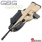 點一下即可放大預覽 -- [沙色瞄具版]-怪怪 G&G G2010 hunter-L DST 犢牛式電動槍，AEG電槍~TGF-F2H-SHT